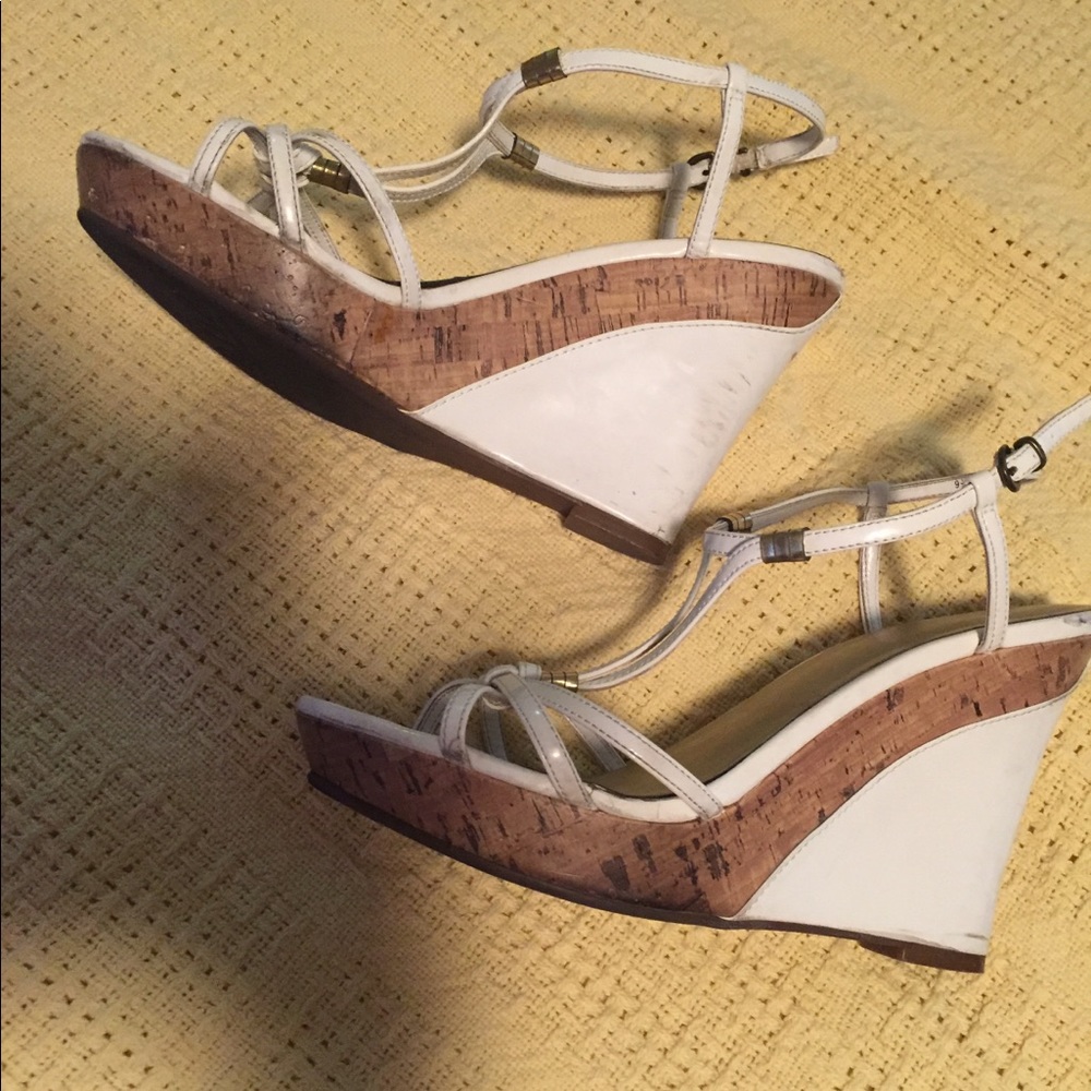 A.n.a. white sandals
